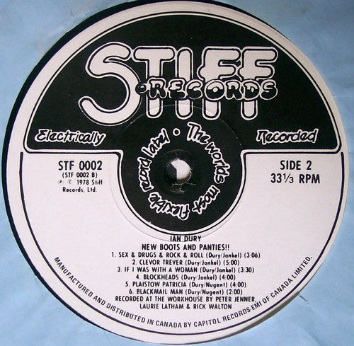 Ian Dury : New Boots And Panties!! (LP, Album, Ext)