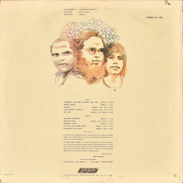 ZZ Top : ZZ Top's First Album (LP, Album, W -)