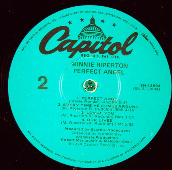 Minnie Riperton : Perfect Angel (LP, Album, RE)