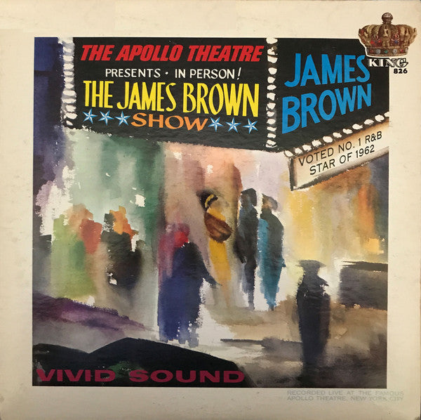 James Brown : James Brown Live At The Apollo (LP, Album, Mono)