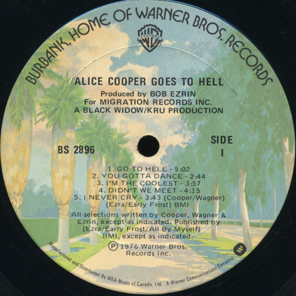 Alice Cooper (2) : Goes To Hell (LP, Album)