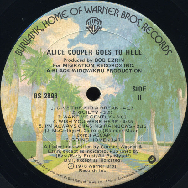 Alice Cooper (2) : Goes To Hell (LP, Album)