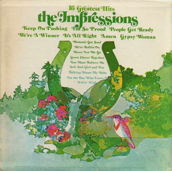 The Impressions : 16 Greatest Hits (LP, Comp)