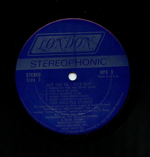 The Rolling Stones : Get Yer Ya-Ya's Out! (The Rolling Stones In Concert) (LP, Album, Ter)