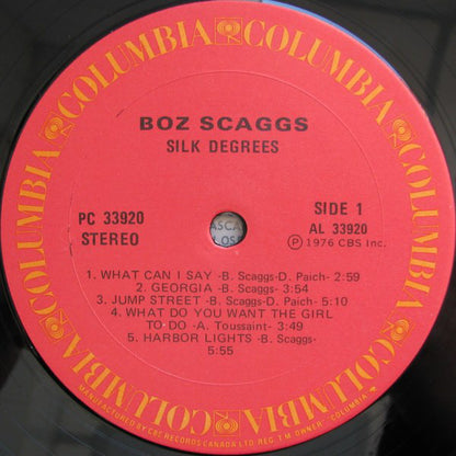 Boz Scaggs : Silk Degrees (LP, Album, RE)