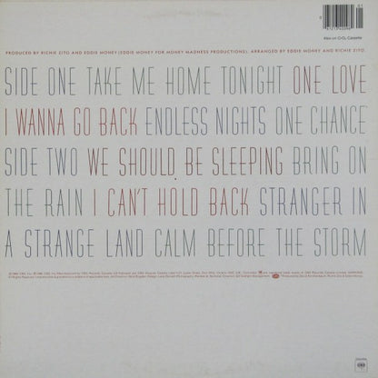 Eddie Money : Can't Hold Back (LP, Album)