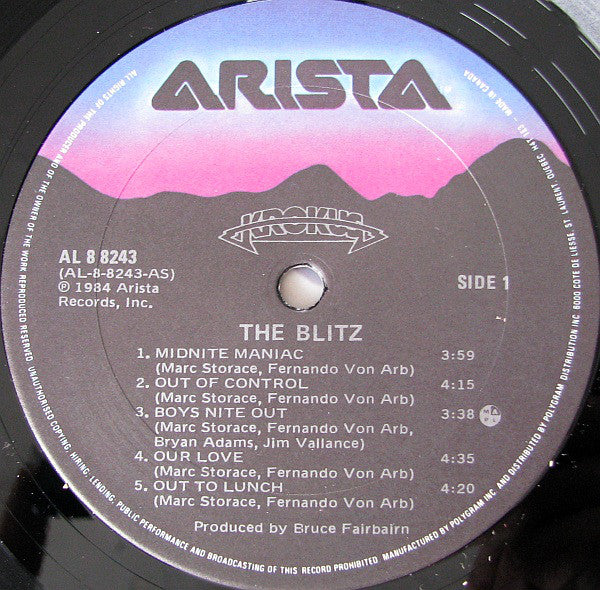 Krokus : The Blitz (LP, Album)