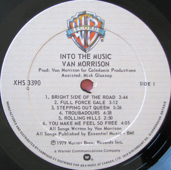 Van Morrison : Into The Music (LP, Album)