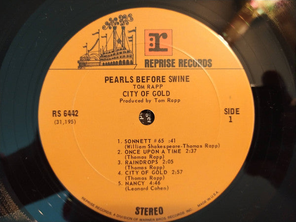 Thos. Rapp* / Pearls Before Swine : City Of Gold (LP, Album, Ter)