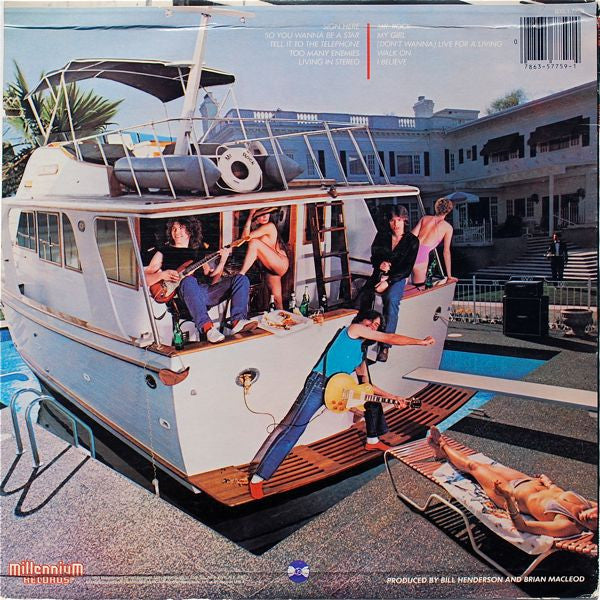 Chilliwack : Wanna Be A Star (LP, Album, Ind)