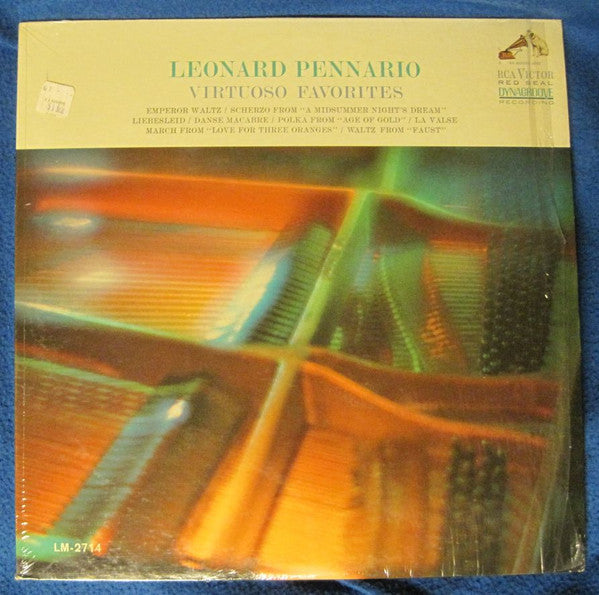 Leonard Pennario : Virtuoso Favourites (LP, Mono)