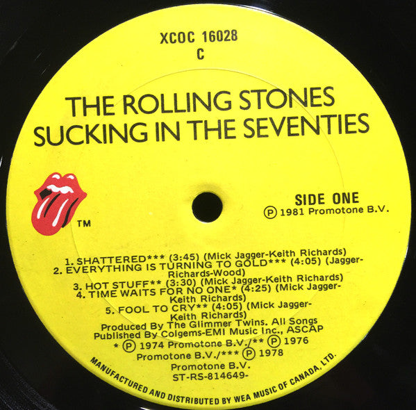 The Rolling Stones : Sucking In The Seventies (LP, Comp, Don)