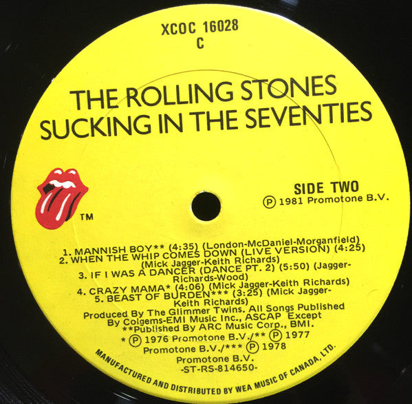 The Rolling Stones : Sucking In The Seventies (LP, Comp, Don)