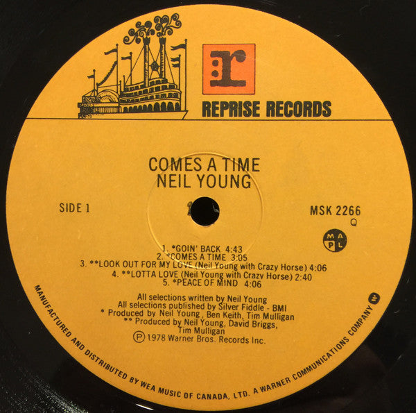 Neil Young : Comes A Time (LP, Album, Qua)