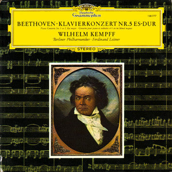 Beethoven* – Wilhelm Kempff, Berliner Philharmoniker · Ferdinand Leitner : Klavierkonzert Nr. 5 Es-dur (LP, RP)