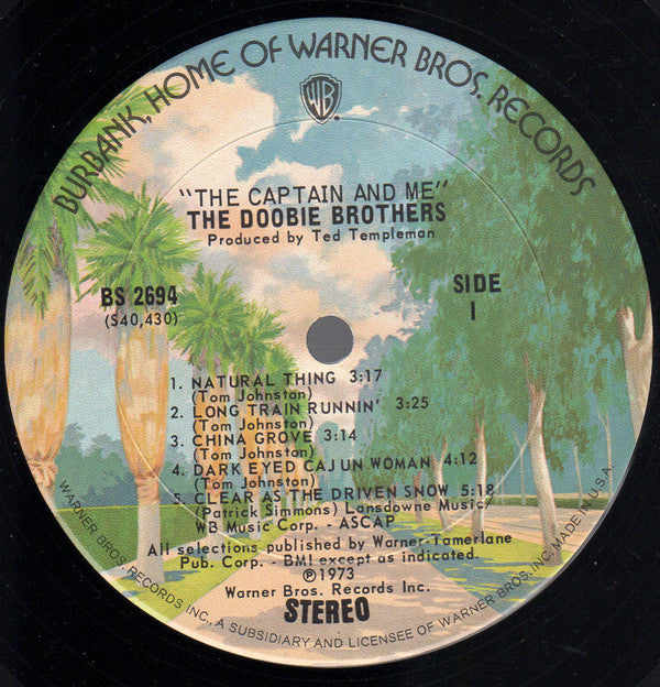 The Doobie Brothers : The Captain And Me (LP, Album, RE, Gat)