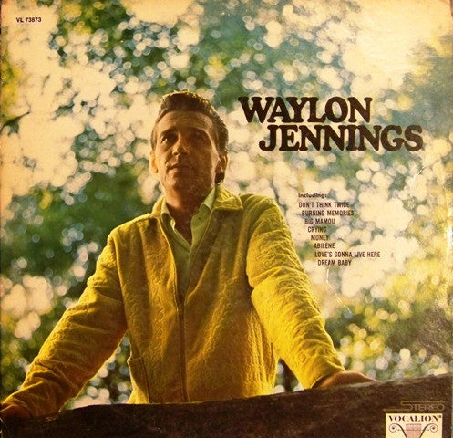 Waylon Jennings : Waylon Jennings (LP, Album, RE, Pin)