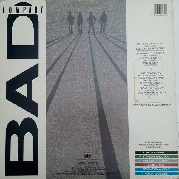 Bad Company (3) : 10 From 6 (LP, Comp)