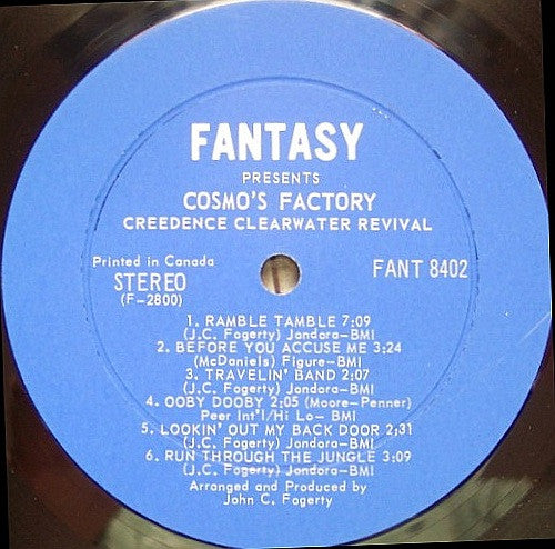 Creedence Clearwater Revival : Cosmo's Factory (LP, Album, RCA)