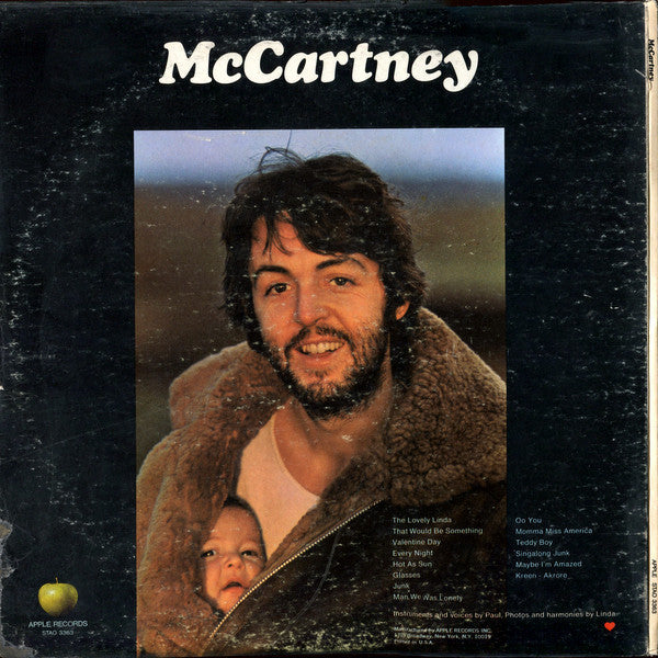 McCartney* : McCartney (LP, Album, Scr)