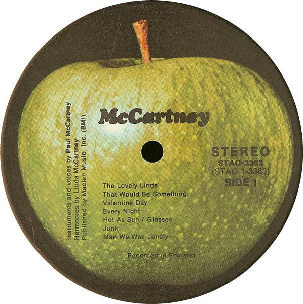 McCartney* : McCartney (LP, Album, Scr)