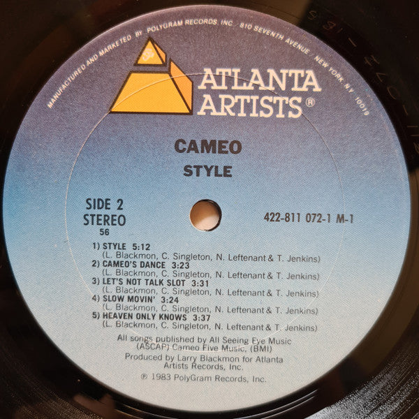 Cameo : Style (LP, Album, 56 )