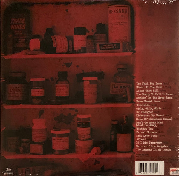 Mötley Crüe : Greatest Hits (2xLP, Comp, Ltd, RE, Cri)