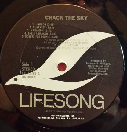 Crack The Sky : Crack The Sky (LP, Album, Pit)