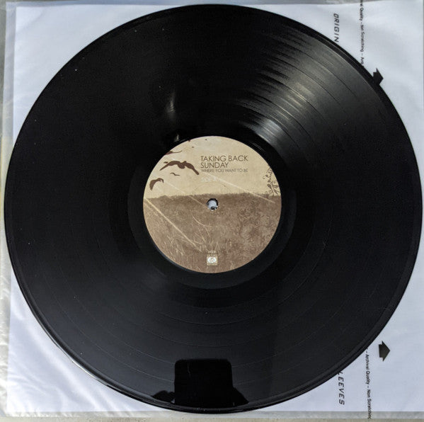 Taking Back Sunday : Where You Want To Be (LP, Album, RE, RP)