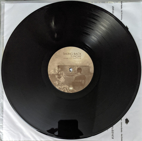 Taking Back Sunday : Where You Want To Be (LP, Album, RE, RP)
