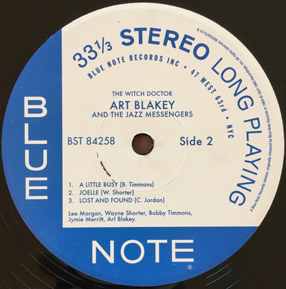 Art Blakey And The Jazz Messengers* : The Witch Doctor (LP, Album, RE, 180)