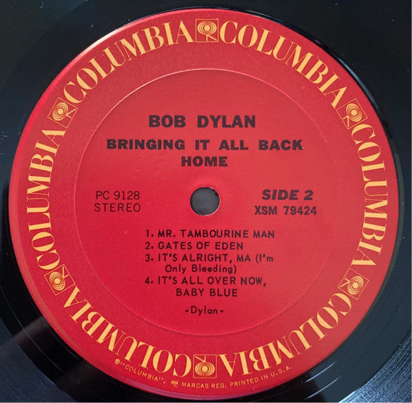 Bob Dylan : Bringing It All Back Home (LP, Album, RE)