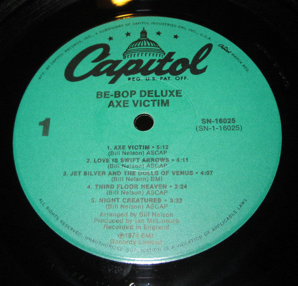 Be-Bop Deluxe* : Axe Victim (LP, Album, RE)