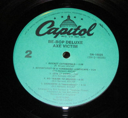 Be-Bop Deluxe* : Axe Victim (LP, Album, RE)