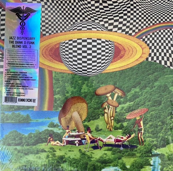 Various : Jazz Dispensary: The Dank D-Funk Blend Vol. 2 (LP, RSD, Comp, Ltd, Ora)