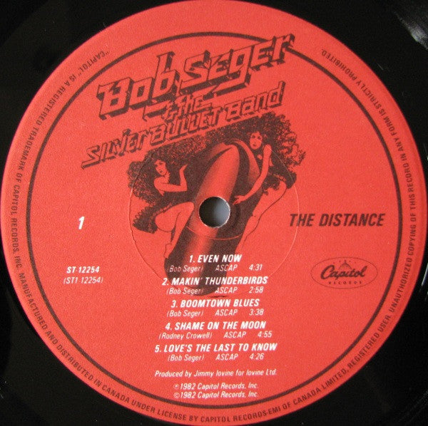 Bob Seger & The Silver Bullet Band* : The Distance (LP, Album)