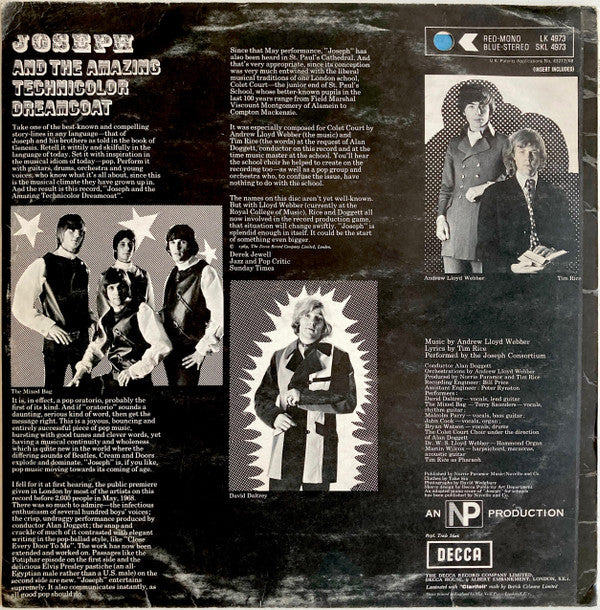 The Joseph Consortium : Joseph And The Amazing Technicolor Dreamcoat (LP, Album)
