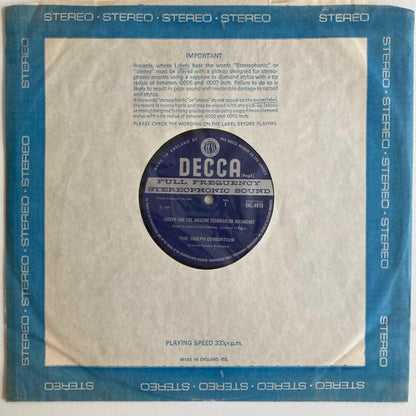 The Joseph Consortium : Joseph And The Amazing Technicolor Dreamcoat (LP, Album)