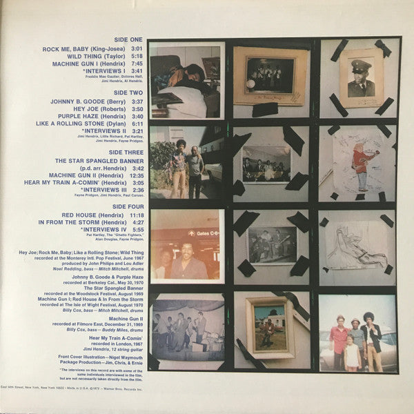 Jimi Hendrix : Sound Track Recordings From The Film "Jimi Hendrix" (2xLP, Album, RE, Gat)