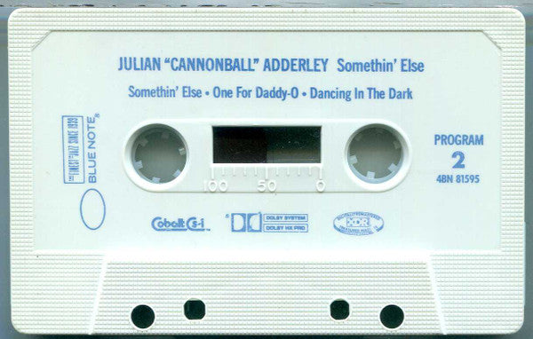Julian "Cannonball" Adderley* : Somethin' Else (Cass, Album, RE, RM)
