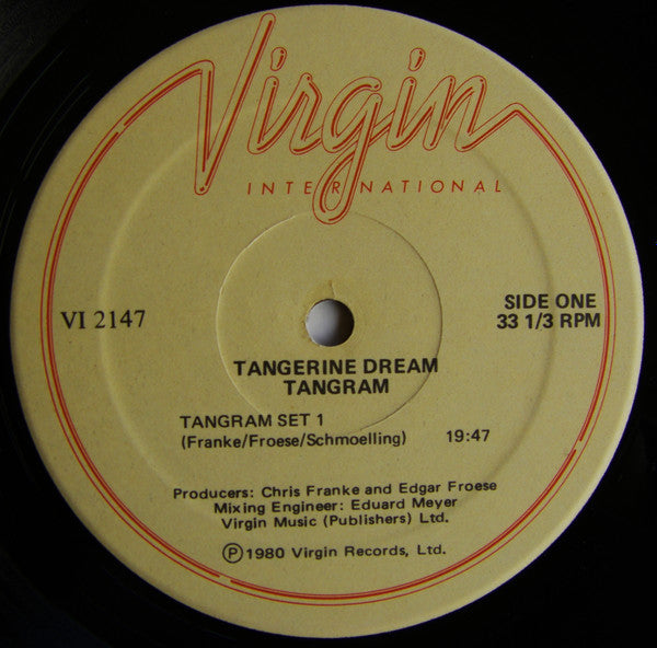 Tangerine Dream : Tangram (LP, Album)