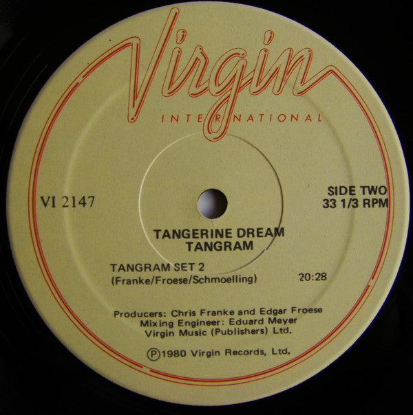 Tangerine Dream : Tangram (LP, Album)