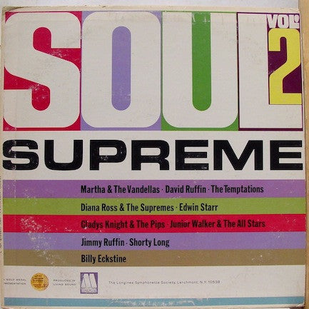 Various : Soul Supreme Vol. 2 (LP, Comp)