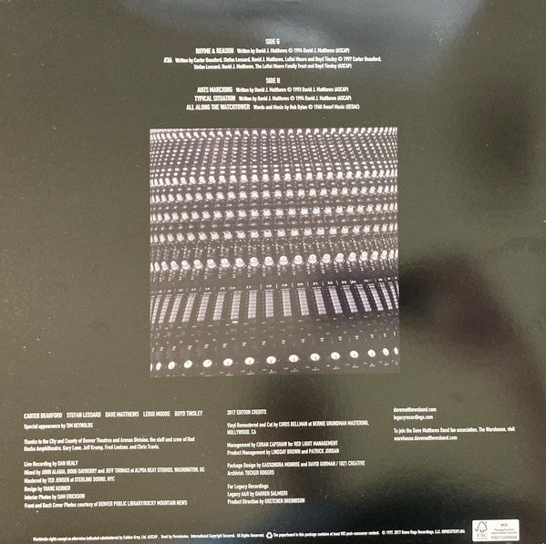 Dave Matthews Band : Live At Red Rocks 8.15.95 (4xLP, Album, RM, RP, GZ )