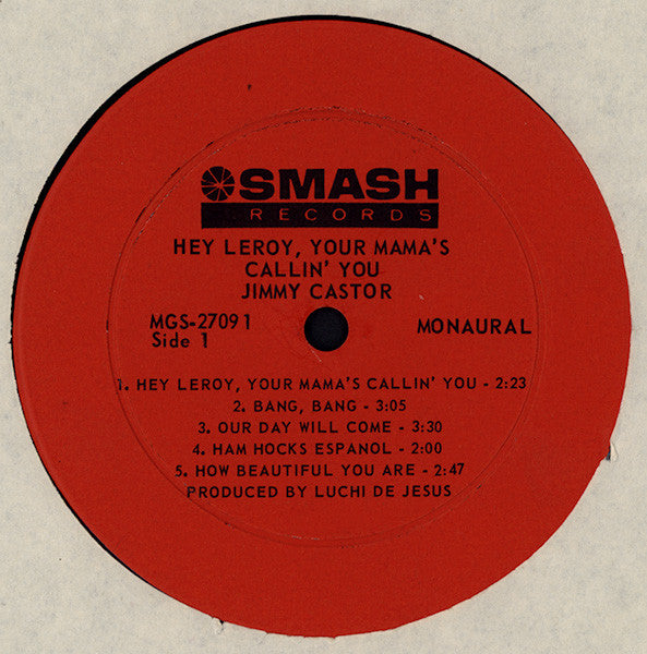 Jimmy Castor : Hey Leroy (LP, Album, Mono)