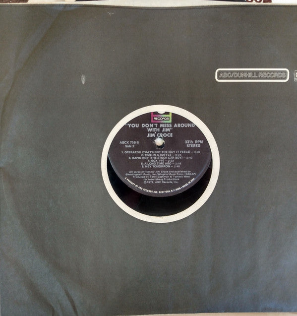 Jim Croce : You Don't Mess Around With Jim (LP, Album)