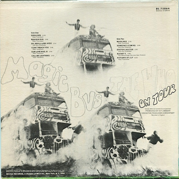 The Who : Magic Bus (LP, Album, Comp, Glo)