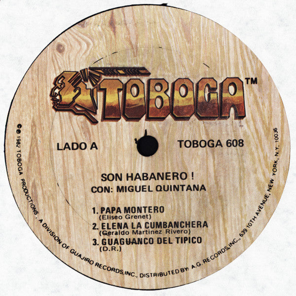 Miguel Quintana : Son Habanero (LP, Album)