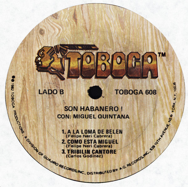 Miguel Quintana : Son Habanero (LP, Album)