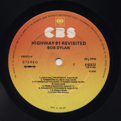 Bob Dylan : Highway 61 Revisited (LP, Album, RE)